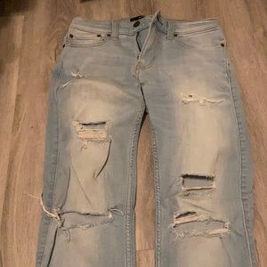 Ripped Hollister jeans